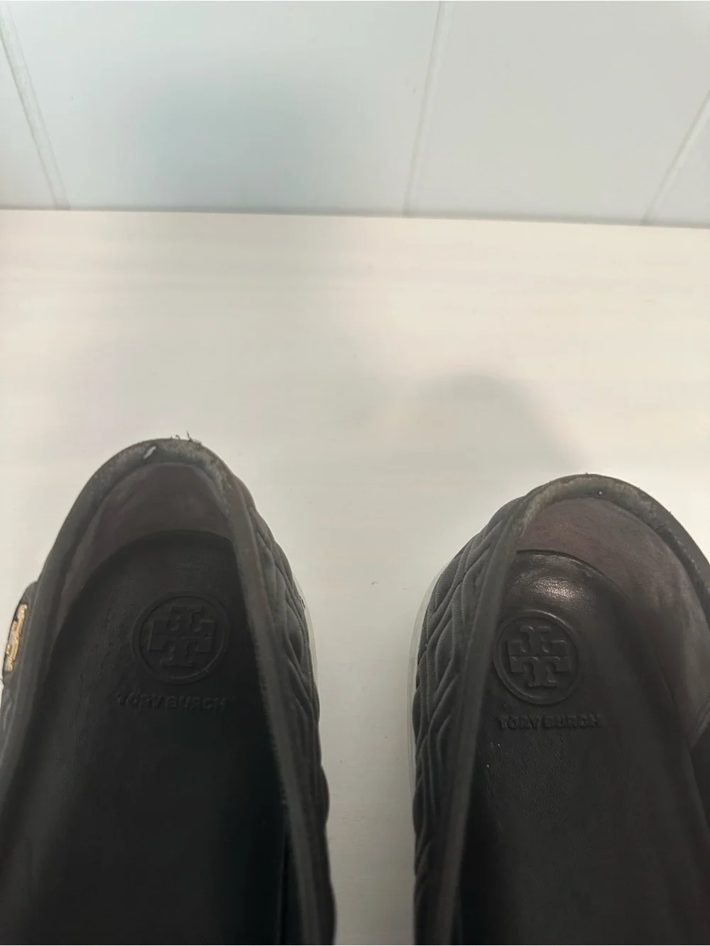 Tory Burch Black Quilted Slip-On Sneakers Women’s Size 9.5M